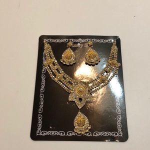 Fashion jewelry Neckless and Earrings set